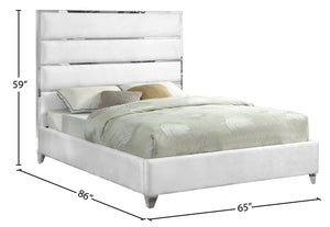 Zuma Velvet Bed - Furniture Depot (7679027020024)