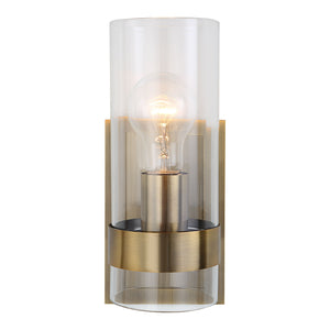 Cardiff 1 Light Cylinder Sconce