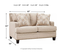 Load image into Gallery viewer, Claredon Linen 2 Pc. Sofa, Loveseat