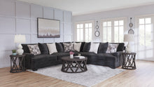 Load image into Gallery viewer, Lavernett Charcoal Left Arm Facing Sofa 3 Pc Sectional