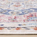 Fresco Cream Pink Yellow Blue Large Medallion Rug - Furniture Depot