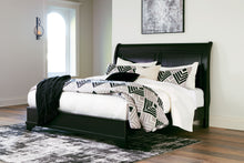Load image into Gallery viewer, Chylanta Black 4 Pc. Dresser, Mirror,Sleigh Bed - King