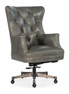 Brinley Executive Swivel Tilt Chair Dark Gray