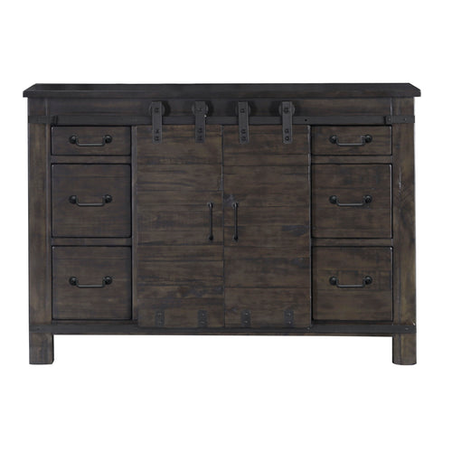 Abington Media Chest In Weathered Charcoal