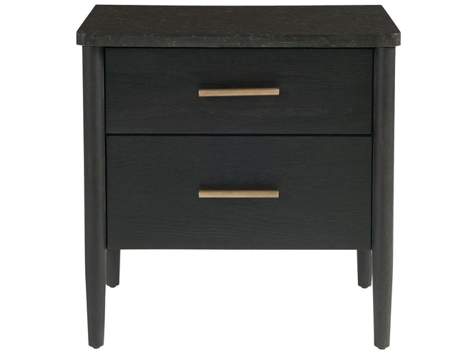 Curated Langley Nightstand Black