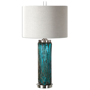 Almanzora Glass Lamp Blue