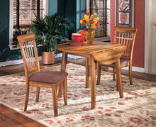 Load image into Gallery viewer, Berringer Rustic Brown 3 Pc. Drop Leaf Table, 2 Side Chairs
