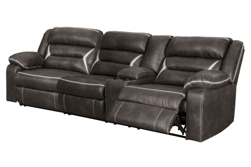 Kincord Midnight Left Arm Facing Power Recliner 2 Pc Sectional