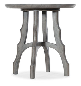 Commerce And Market Round End Table Dark Gray