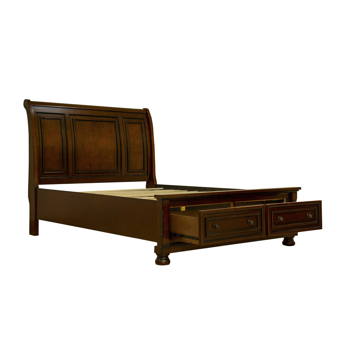 Park Avenue Sleigh Storage Bed - Furniture Depot