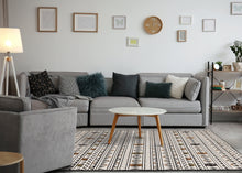 Load image into Gallery viewer, Lawson Cream Grey Orange Southwest Inspired Rug - Furniture Depot