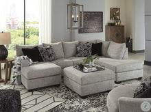 Load image into Gallery viewer, Megginson Storm 4 Pc. Left Arm Facing Sofa 2 Pc Sectional, Chair, Ottoman