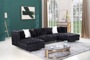 Isabella Sectional w/ 2 Chaise - Furniture Depot