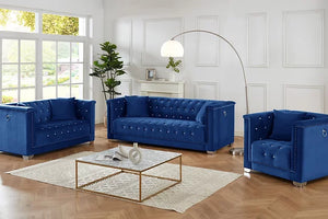 Ava Collection - In Velvet Fabric with Deep Tufting - Furniture Depot