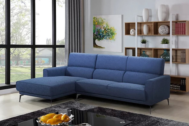 Mabel Sectional w/ Chaise - Grey - Furniture Depot