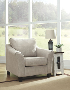 Abney 4 Pc. Sofa Chaise, Chair, Ottoman, Accent Chair - Driftwood