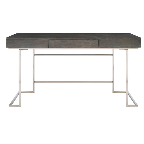 Claude Modern Oak Desk Gray, Dark