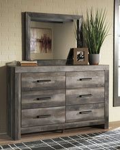 Load image into Gallery viewer, Wynnlow Gray 5 Pc. Dresser, Mirror, Crossbuck Panel Bed