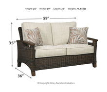 Load image into Gallery viewer, Paradise Trail Medium Brown 3 Pc. Lounge Set