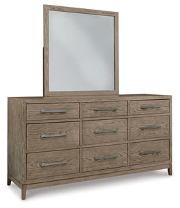 Chrestner Gray Dresser, Mirror
