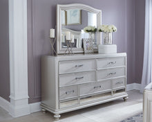 Load image into Gallery viewer, Coralayne Blue 4 Pc. Dresser, Mirror, Panel Bed - King