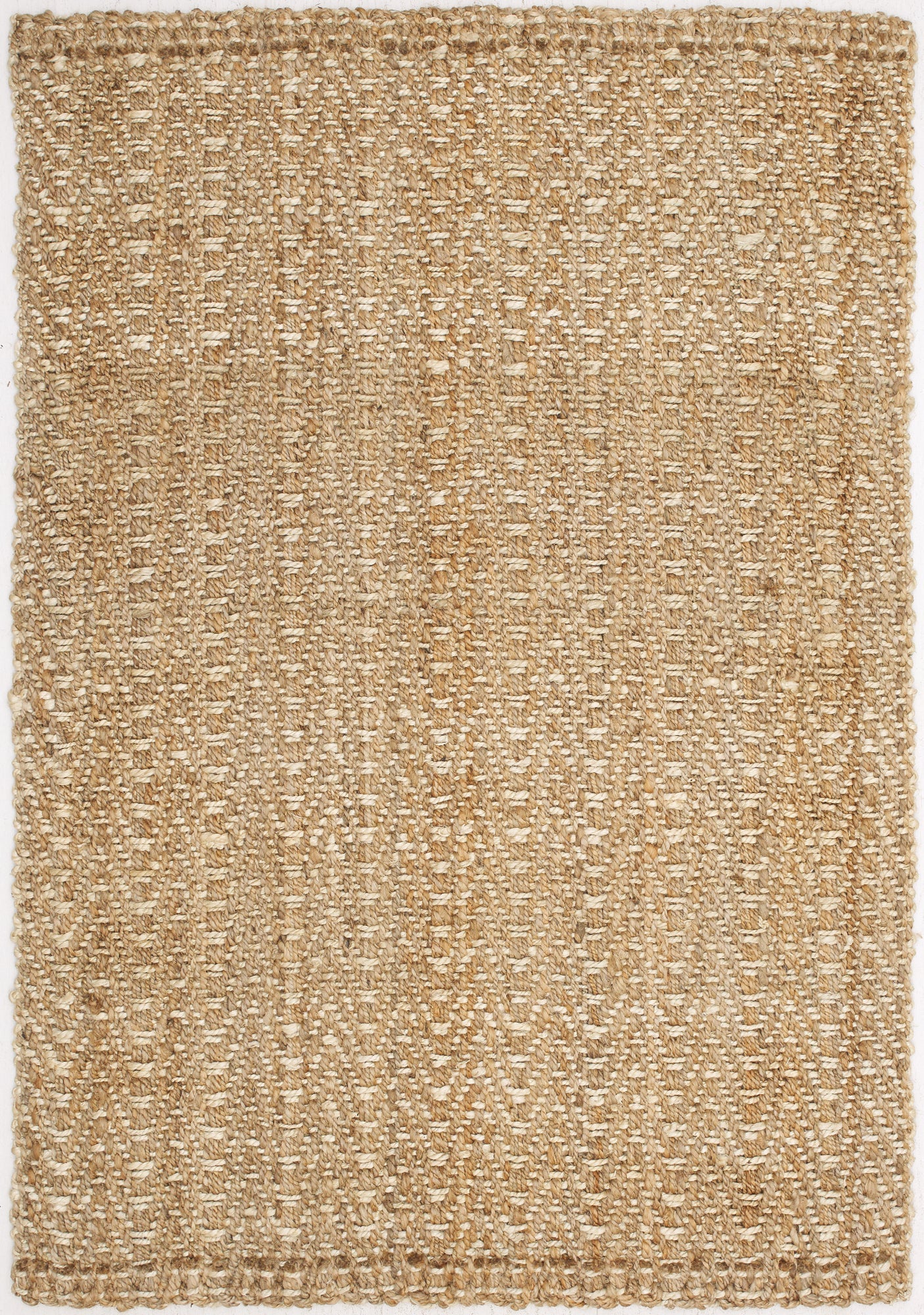 Naturals Beige Cream Jute Rug - Furniture Depot