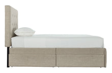 Load image into Gallery viewer, Gladdinson Gray Upholstered Storage Bed