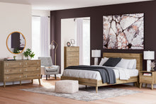 Load image into Gallery viewer, Aprilyn Light Brown 3 Pc. Dresser, Bookcase Bed - Queen