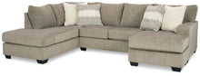 Load image into Gallery viewer, Creswell Stone 3 Pc Sectional Right Arm Facing Chaise W/ Ottoman