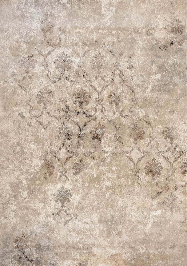 Elegant Beige Taupe Rug