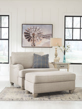 Load image into Gallery viewer, Traemore Linen 2 Pc. Chair And A Half With Ottoman