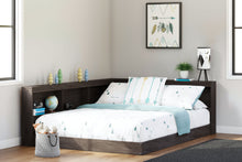 Load image into Gallery viewer, Piperton Black Bookcase Storage Bed