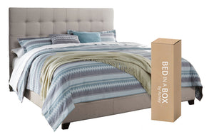 Dolante Beige Upholstered Bed - King