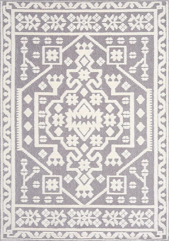 Lawson Grey Cream Elegant Traditional Rug - Furniture Depot