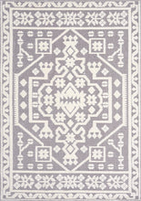 Load image into Gallery viewer, Lawson Grey Cream Elegant Traditional Rug - Furniture Depot