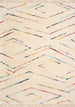 Bora Cream Rainbow Zig Zag Stripes Rug - Furniture Depot