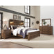 Dakota Dresser With Mirror Brown