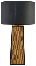 Load image into Gallery viewer, Dairson Black / Gold Finish Poly Table Lamp