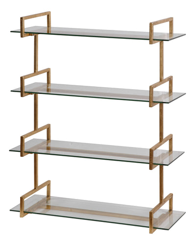 Auley Wall Shelf Gold