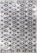 Sidra Grey Cream Yellow Geometric Pattern Rug - Furniture Depot