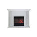 Miami Mirrored Fireplace - Furniture Depot