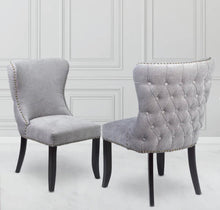 Load image into Gallery viewer, Jansen Tufted Upholstered Side Chair-Light Grey (Set of 2) - Furniture Depot (6544628678829)
