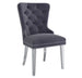 Hollis Side Chair, set of 2, in Grey - Furniture Depot