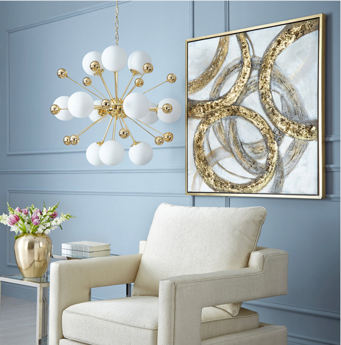 Wall Hanging XC-6655B Gold - Furniture Depot