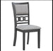 Gia Dining Table with Four Chairs & Dining Bench Grey - Furniture Depot