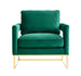 Avery Velvet Club Chair - Furniture Depot (7674093666552)