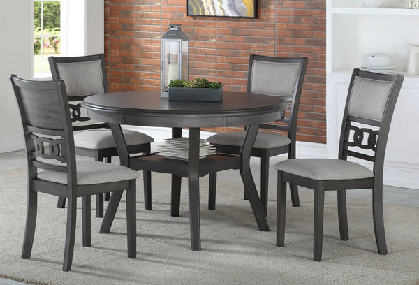 Gia 5Pc Dinette set Grey - Furniture Depot