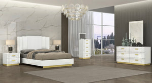 Synergy Bedroom Collection-White - Furniture Depot