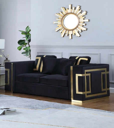 Wilson Sofa Series - Black - Furniture Depot