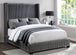 Glanbury Platform Bed in Grey - Furniture Depot